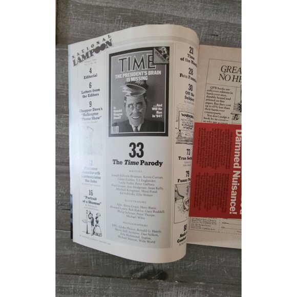 Vintage National Lampoon Magazines: 1984 & 1981 Issues Humor for Adults Collecti - Picture 6 of 10